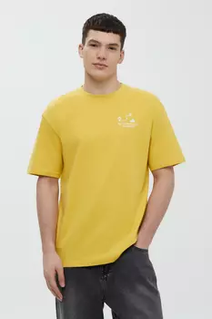 Футболка из хлопка с принтом