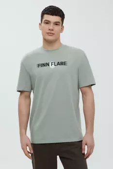 Футболка из хлопка с принтом