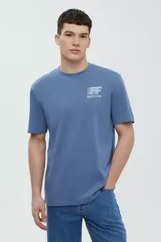 Футболка из хлопка с принтом