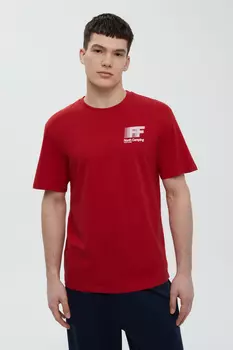 Футболка из хлопка с принтом