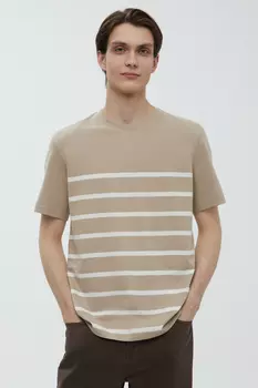 Футболка из хлопка в полоску