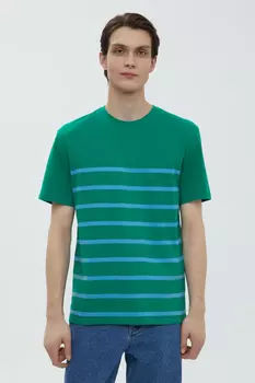 Футболка из хлопка в полоску