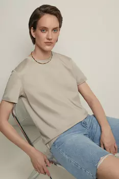 Футболка из мерсеризованного хлопка