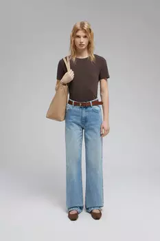 Футболка приталенного кроя из хлопка