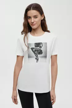 Футболка приталенного силуэта с принтом из капсулы Балет