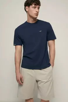 Футболка прямого кроя из хлопка