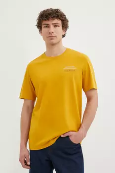 Футболка прямого силуэта с принтом