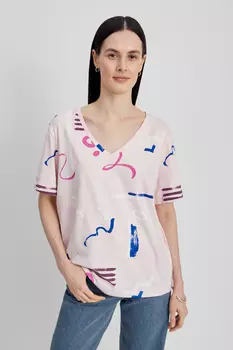 Футболка с абстрактным принтом