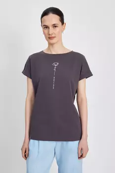 Футболка с круглым вырезом