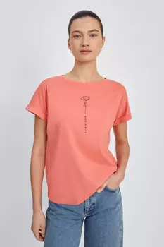 Футболка с круглым вырезом