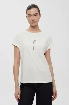 Футболка с круглым вырезом