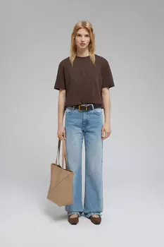 Футболка свободного кроя из хлопка