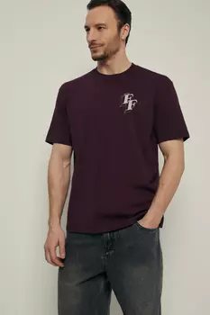 Футболка свободного кроя из хлопка