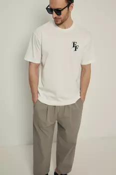 Футболка свободного кроя из хлопка