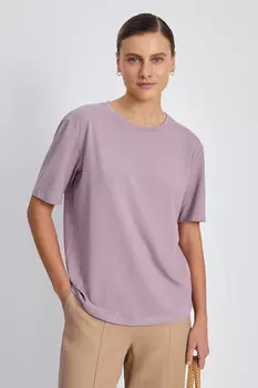 Футболка свободного силуэта из хлопка