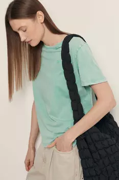 Футболка свободного силуэта из мягкого хлопка