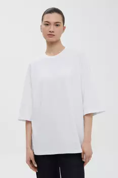 Футболка унисекс из хлопка оверсайз силуэта