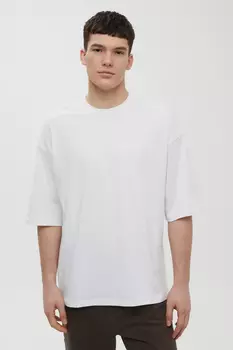 Футболка унисекс из хлопка оверсайз силуэта