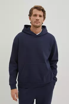 Худи из хлопка свободного кроя