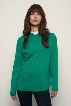 Худи из трикотажного интерлока