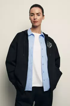 Худи на молнии из хлопка