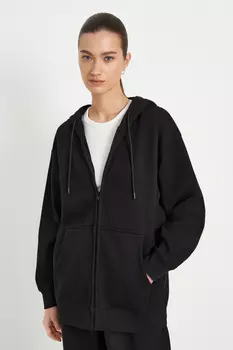 Худи на молнии с карманами