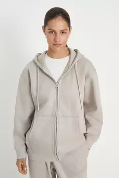 Худи на молнии с карманами