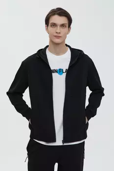 Худи на молнии свободного силуэта