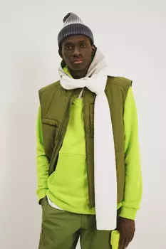 Худи с v-образым вырезом