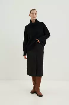 Юбка миди утепленная