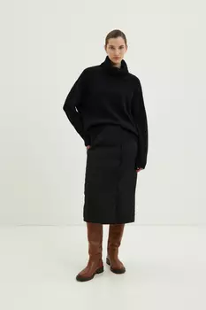 Юбка миди утепленная