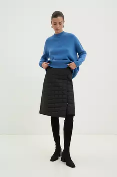 Юбка миди утепленная