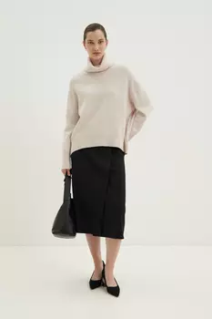 Юбка миди в рубчик