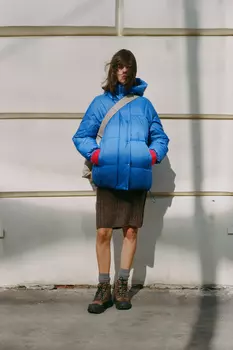 Юбка прямого силуэта с шерстью