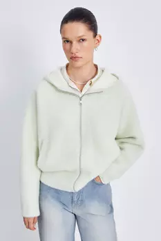 Кардиган на молнии с капюшоном