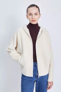 Кардиган на молнии с капюшоном