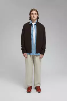 Кардиган на молнии с шерстью