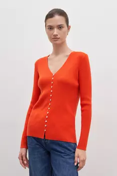 Кардиган приталенного силуэта с шерстью