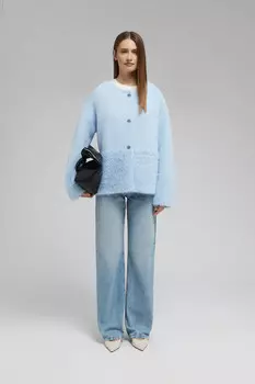 Кардиган прямого кроя