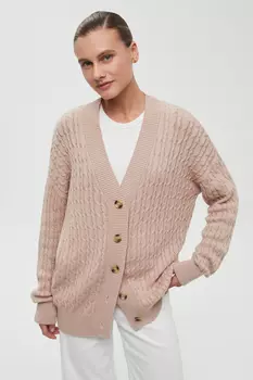 Кардиган с рельефным узором