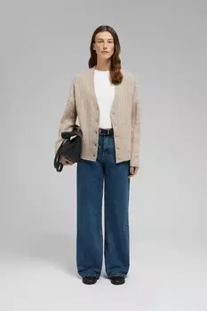 Кардиган с шерстью