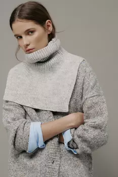 Кардиган с шерстью