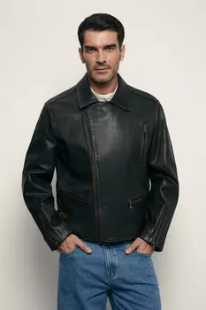 Куртка-косуха из натуральной кожи