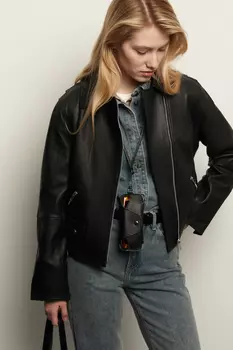 Куртка-косуха из натуральной кожи