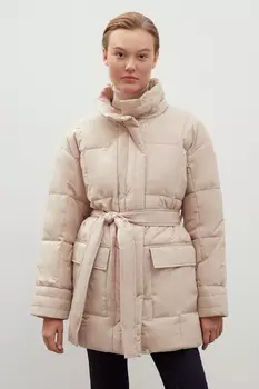 Куртка с капюшоном и поясом