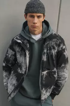 Куртка утепленная с воротником-стойкой