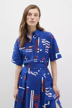 Льняная рубашка женская