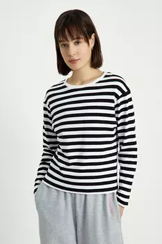 Лонгслив в полоску