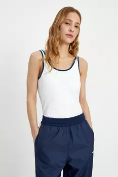 Майка с контрастной отделкой из капсулы ретро