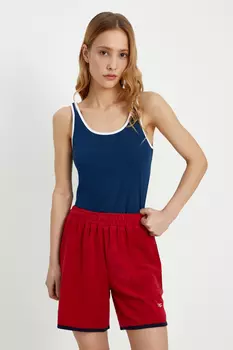 Майка с контрастной отделкой из капсулы ретро